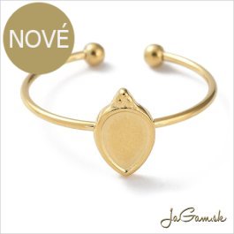 Základ na prsteň s lôžkom CHIRURGICKÁ OCEĽ 7x5mm, 1ks (CH1776g)